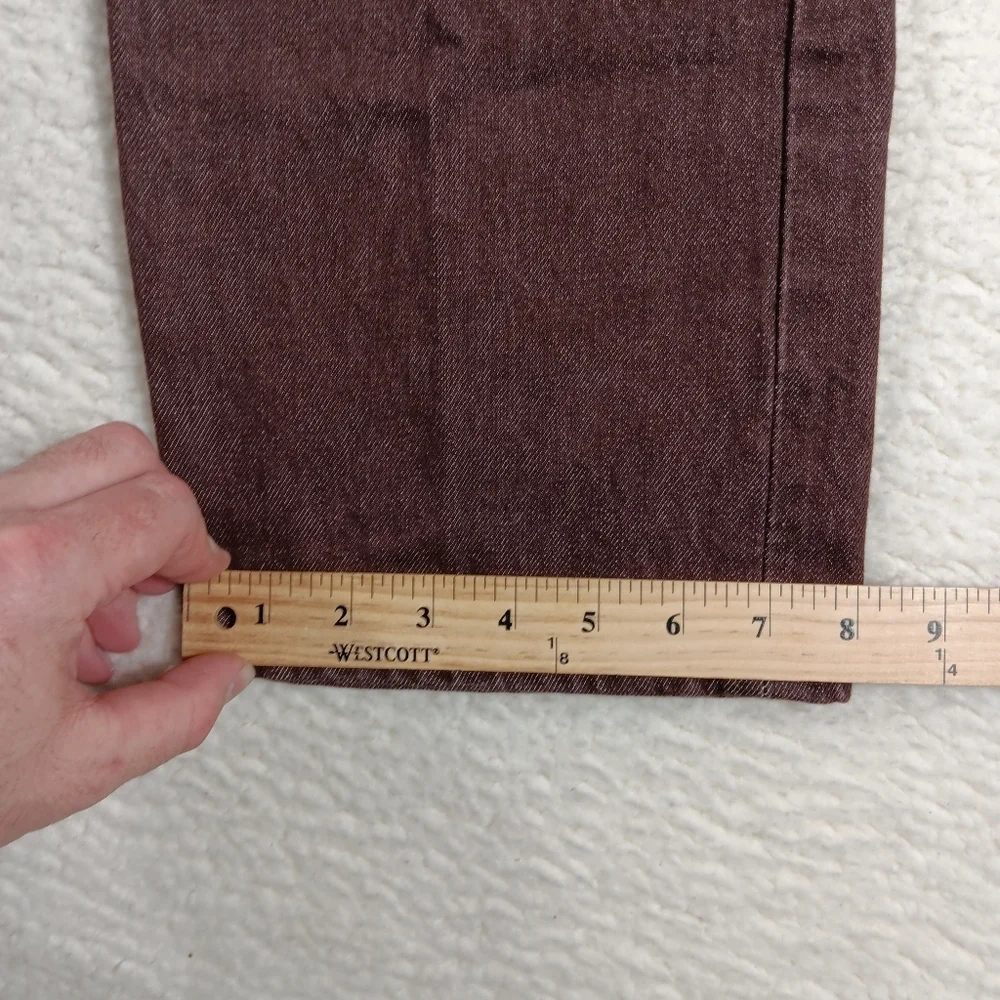 Levis 501xx Jeans Mens 34x30 (32x30) Brown Denim Button Fly Y2K Bat Wing Western